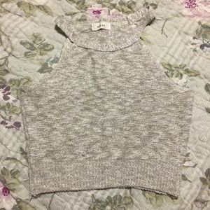 Debut High Neck Crop Top